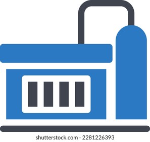 factory Vector illustration on a transparent background. Premium quality symmbols. Glyphs vector icons for concept and graphic design.