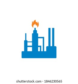 Vector de fábrica, vector del logotipo del sector