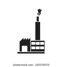 factory vector line new icon