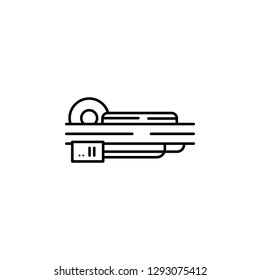 factory, woodcutter icon. Element of production icon for mobile concept and web apps. Thin line factory, woodcutter icon can be used for web and mobile