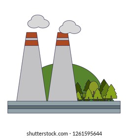 Factoy industry building