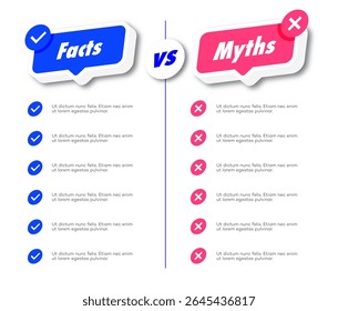 Fatos e mitos de fundo estilo moderno