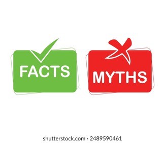 Facts Vs Myths True or False Facts Banner Design