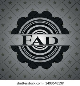 Fad black emblem. Vintage. Vector Illustration. Detailed.