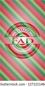 Fad christmas badge.