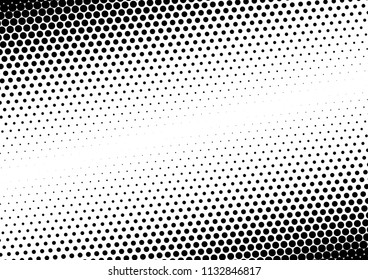 Fade Dots Background. Abstract Overlay. Points Modern Pattern. Halftone Distressed Backdrop. Vector illustration