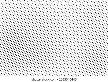 Fade Dots Background. Black and White Modern Overlay. Gradient Monochrome Pattern. Halftone Texture. Vector illustration