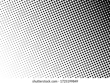 Fade Dots Background. Gradient Texture. Halftone Backdrop. Monochrome Points Overlay. Vector illustration