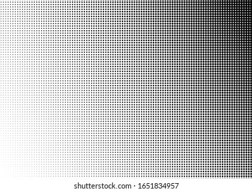 Fade Dots Background. Grunge Points Backdrop. Pop-art Texture. Distressed Monochrome Pattern. Vector illustration