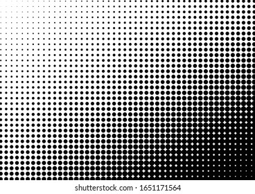 Fade Dots Background. Points Halftone Overlay. Distressed Pattern. Vintage Backdrop. Vector illustration