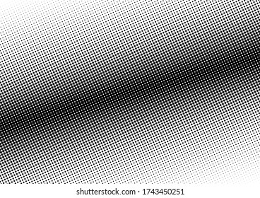 Fondo de puntos falsos. Fondo pop negro y blanco. Textura de semitono. Patrón monocromo vintage. Ilustración del vector
