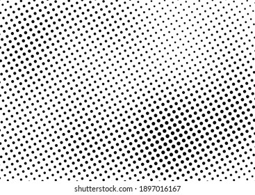 Fade Dots Background. Pop-art Halftone Pattern. Monochrome Gradient Overlay. Abstract Texture. Vector illustration