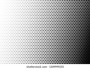 Fade Dots Background. Vintage Pop-art Texture. Modern Pattern. Black and White Abstract Backdrop. Vector illustration