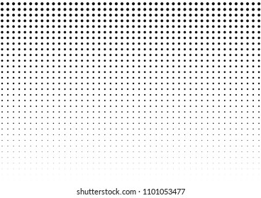 Fade Dotted Halftone Background. Abstract Grunge Backdrop. Vintage Texture. Modern Pattern. Vector illustration