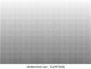 Fade Dotted Halftone Background. Abstract Monochrome Backdrop. Pop-art Overlay. Grunge Texture. Vector illustration