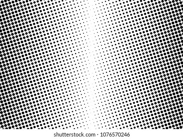 Fade Dotted Halftone Background. Grunge Gradient Backdrop. Abstract Pattern. Pop-art Overlay. Vector illustration