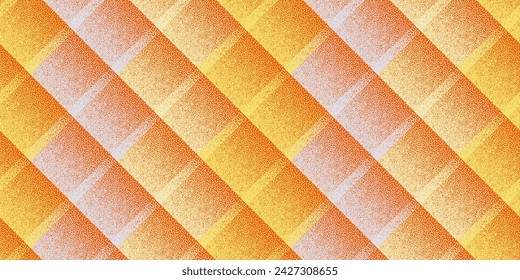 Fade dotwork rhombus vector geometric seamless pattern. Pointillism texture background design. Continuous halftone dots ornament. Abstract textile print. Minimal cloth repetitive print