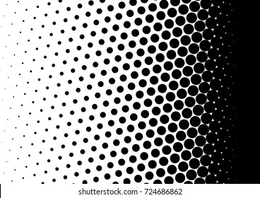 Fade Halftone Background. Distressed Grunge Backdrop. Dotted Abstract Pattern. Vector illustration