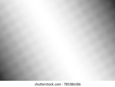 Fade Halftone Background. Dotted Modern Backdrop. Points Abstract Overlay. Distressed Texture. Vector illustration