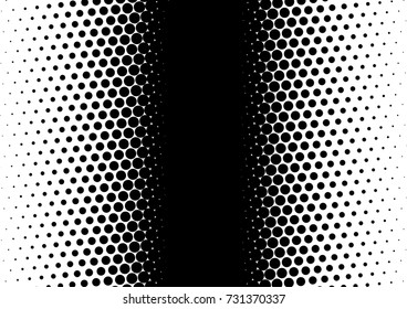 Fade Halftone Background. Grunge Black and White Overlay. Modern Distressed Texture. Vector illustration