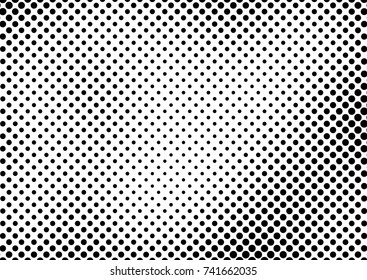 Fade Halftone Background. Vector illustration