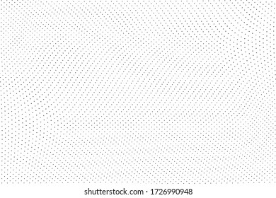 Fade Halftone black dot on white Background.