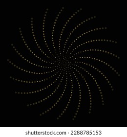 desvanecer fondo de puntos de espiral