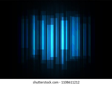 fade speed bar overlap in dark background, stripe layer backdrop, technology template, vector illustration