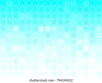 Fade square  blue sky white background