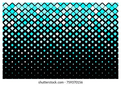Fade square random color blue and 
 black background