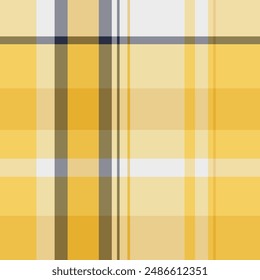 Fade Tartan Hintergrund Check, Boden nahtlose Textur. Harvest Vektorgrafik Muster Plaid Stoff in bernsteinfarben und gelb Farbpalette.