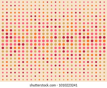 Fade valentine dot background. Random color valentine tone.