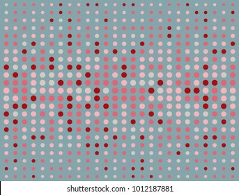 Fade valentine dot background. Random color valentine tone.