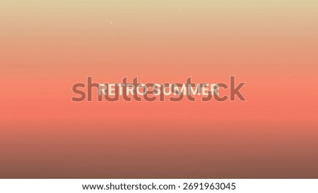 Faded abstract background in beige and coral hues with old film-style grain and scratches.