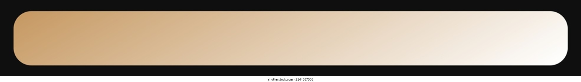 Faded, blured banner, button, bar shapes with blank, empty space  element