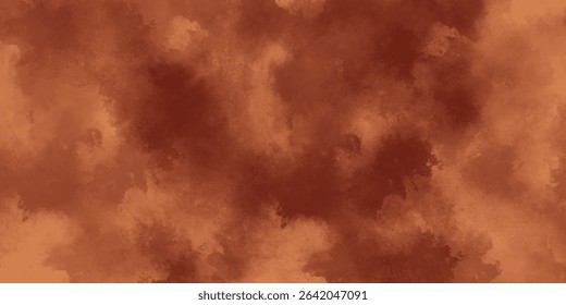 Faded Cloud Layers in Crimson and Soil Hues Across a Soft Texture


