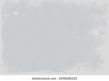Textura desbotada de concreto angustiado com arranhões sutis e manchas em fundo cinza claro grunge