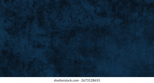 Faded Distressed Navy Blue Background with Grunge Effects for Album Art and Movie Posters