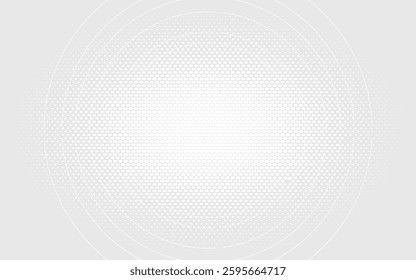 Faded dot pattern for design prints. white geometric background for overlay effect. Subtle pattern. Digital polka. Dots gradation. Vector illustration