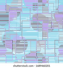 Faded Geometric Print Vector Background