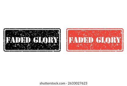 esmaecido glória grunge design selo, vetor, isolado no fundo transparente