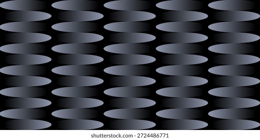 Decolorado, degradado, círculos semitonos grises sin patrón y Ilustración vectorial de fondo