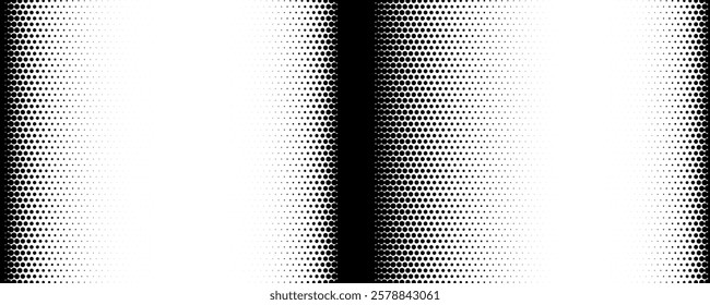 faded gradient halftone dots background
