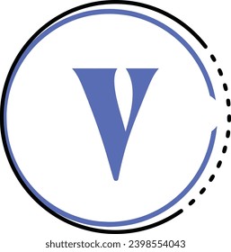 A faded image of a blue v icon on a black background. Suitable for technology-related designs, logo concepts, web development, and graphic design projects.