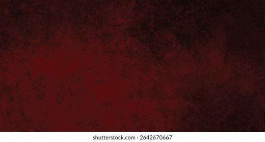 Faded Red and Black Painted Grunge Wall Texture

