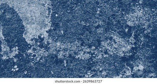 Faded Texture in Blue with a Highlighted Organic Formation in the Middle

