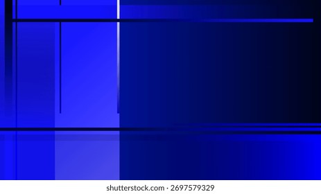 Fading blue geometric rectangle lines abstract background
