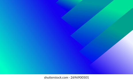Fondo abstracto de bordes verdes azules descoloridos
