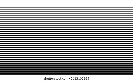 Fading Gradient Texture By Horizontal Lenes Pattern. EPS10 Vector