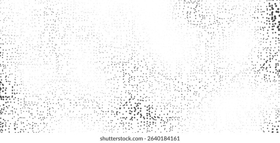 Fading halftone dot texture with soft gradient transition and scattered spacing perfect for modern digital designs print overlays or abstract graphic compositions